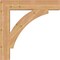 Ekena Millwork Thorton Block Smooth Bracket, Western Red Cedar, 5 1/2"W x 34"D x 34"H BKT06X34X34THR05SWR - alternate 2